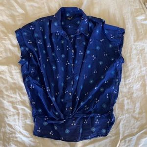 MADEWELL Tye Dye Button Up